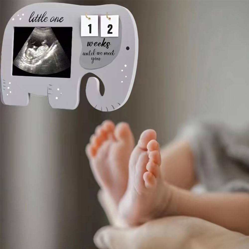 Ultrasound Picture Frame with Countdown for Pregnancy Gift