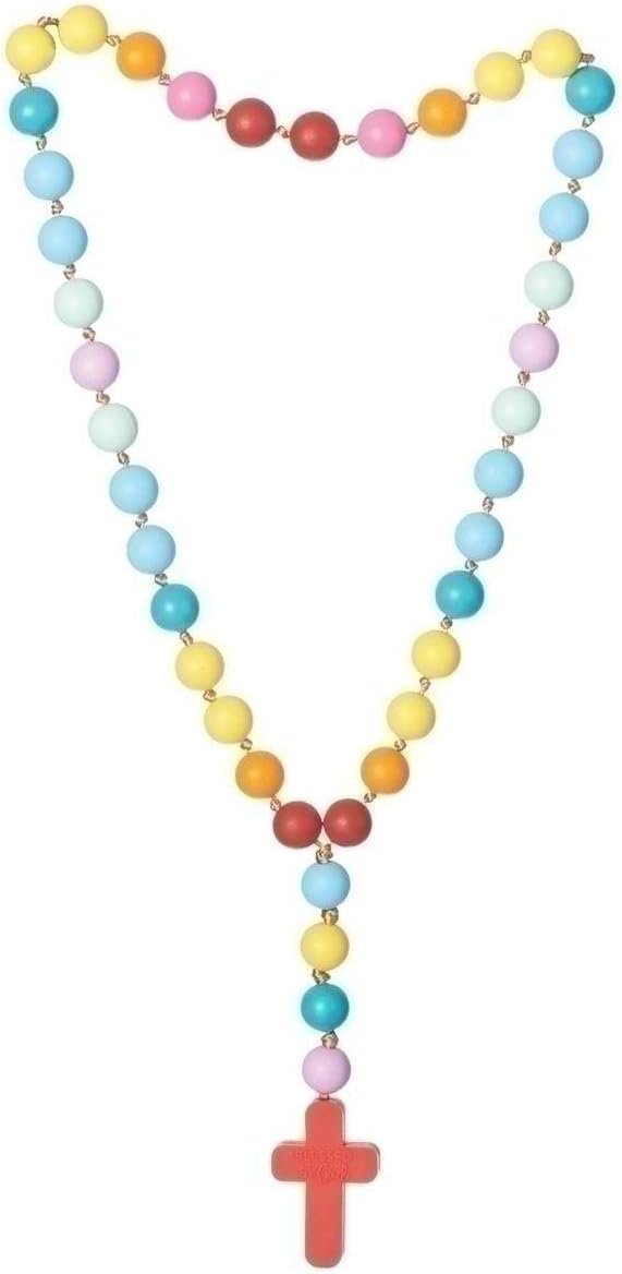 Roman Inc Blessing Beads Rosary Pendant for Kids