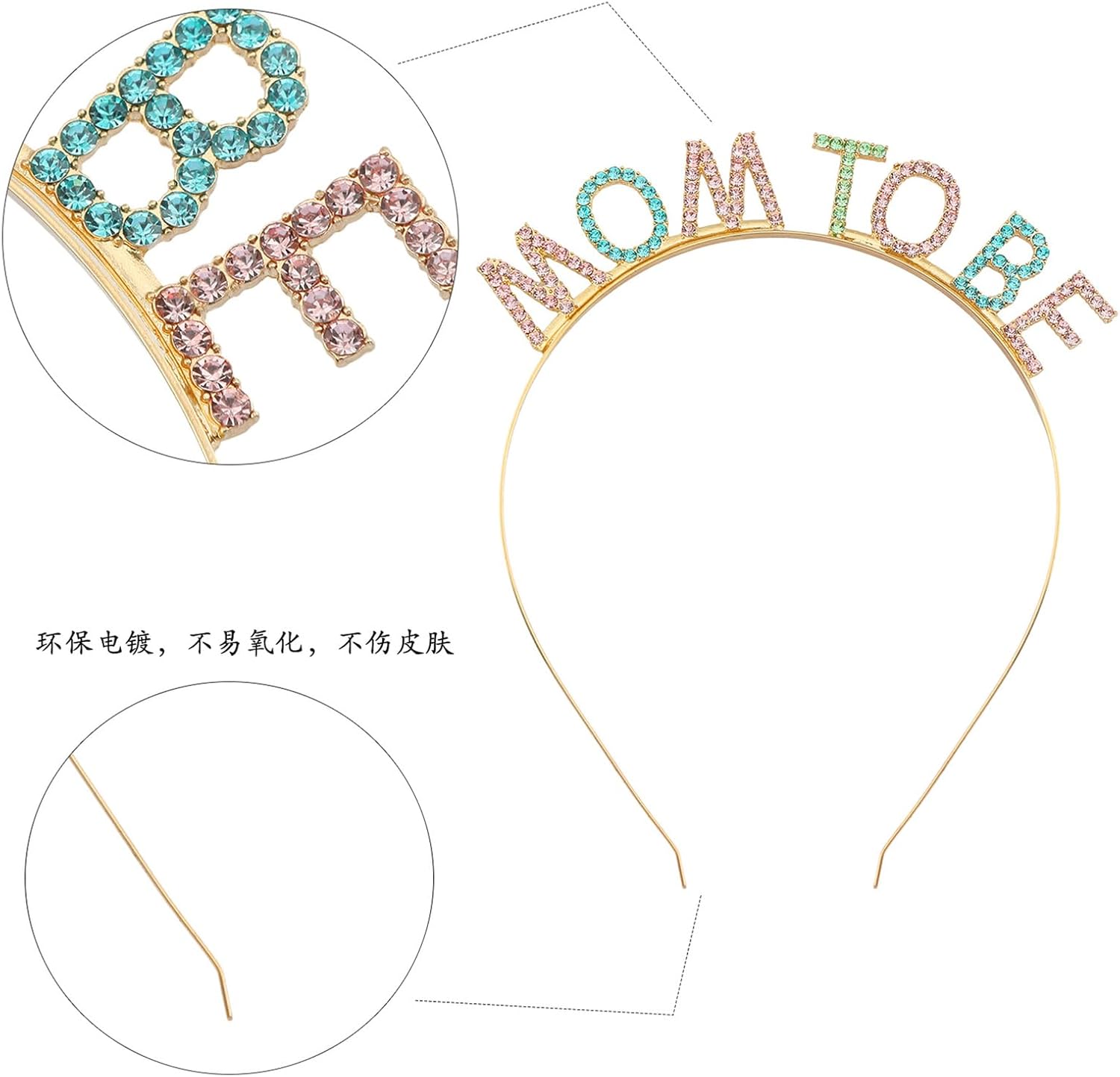 3 PCS Mom Dad to Be Pin and Maternity Sash Set