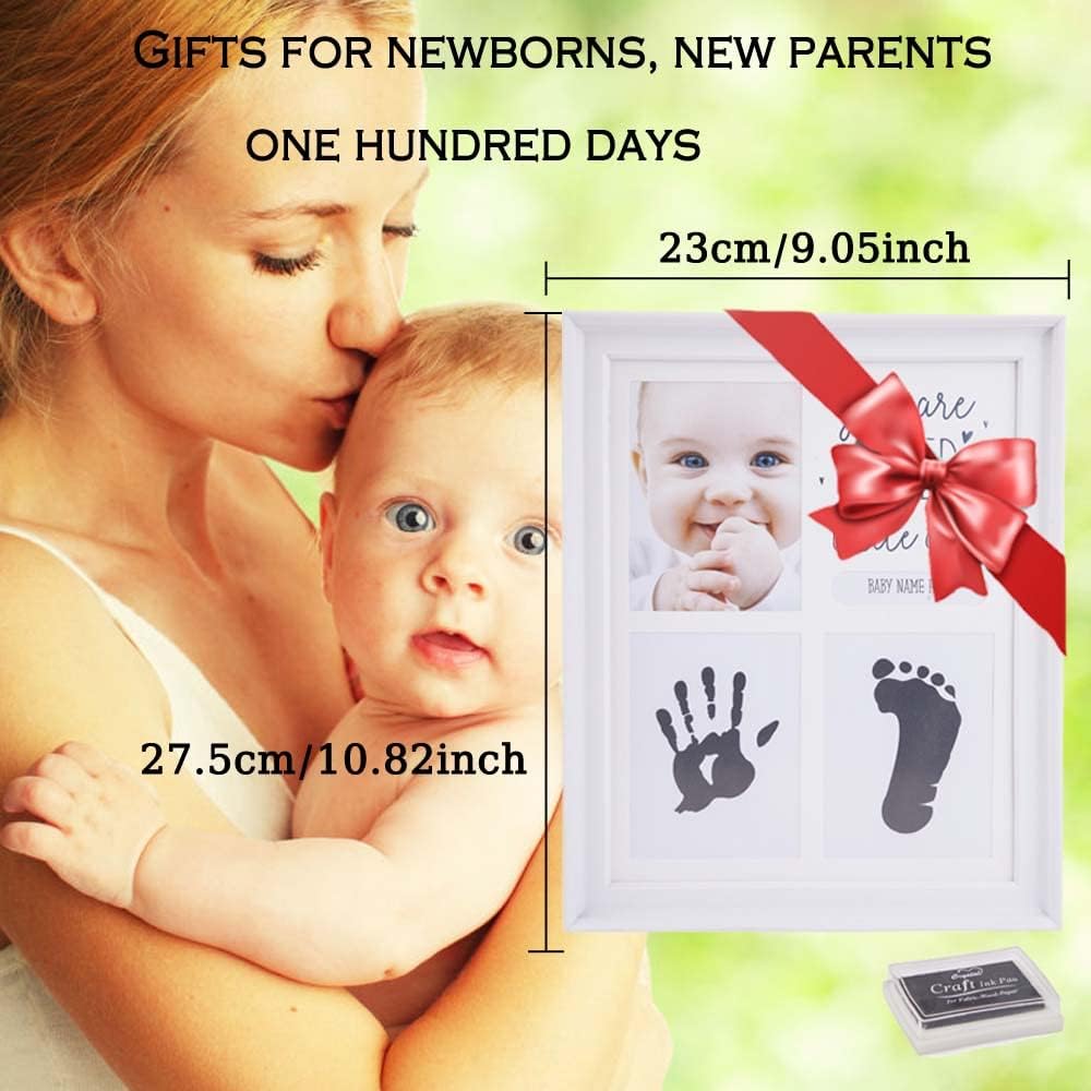 TRLREQ Baby Handprint Footprint Memory Frame Kit