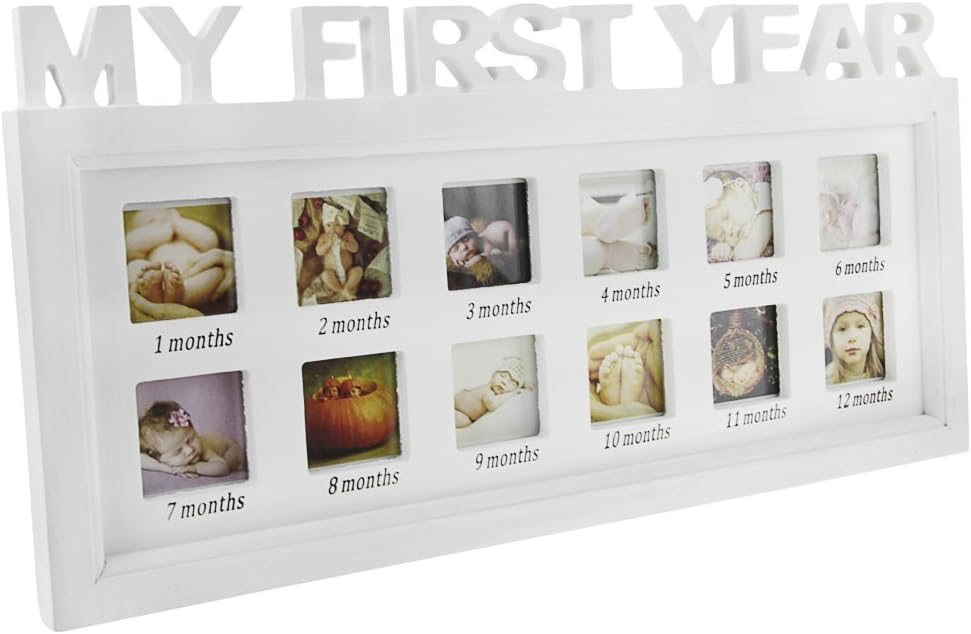 Clobeau Baby First Year Photo Frame Keepsake 1