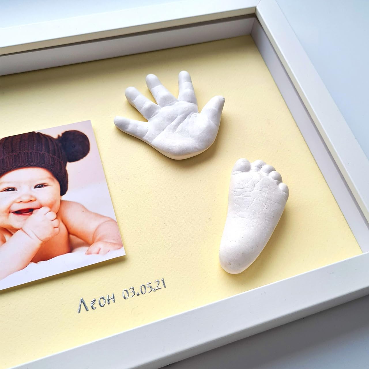 Ifundom Hand Casting Kit - Baby Footprint Hand Molder for Keepsakes