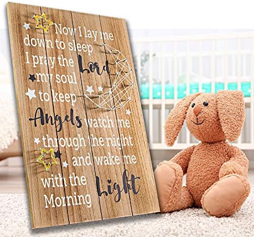 VILIGHT Nursery Sign 3D Moon and Star Decor
