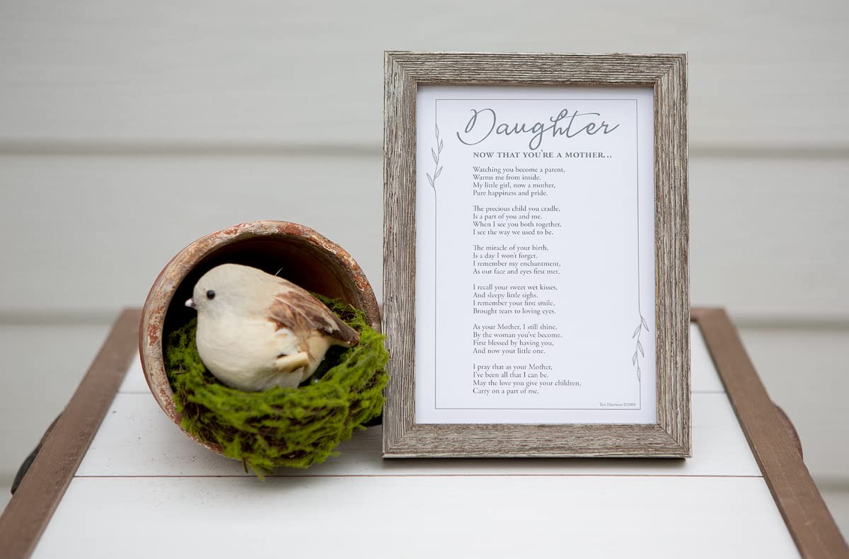 Now That Youre a Mother Frame - Gift for Daughter from Mom
