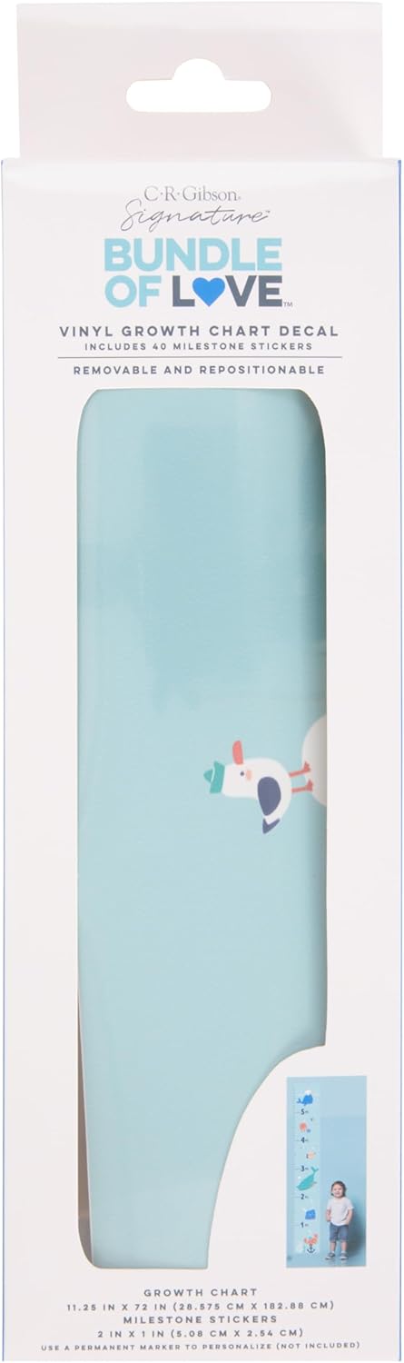 CR Gibson Adventure Growth Chart with Stickers