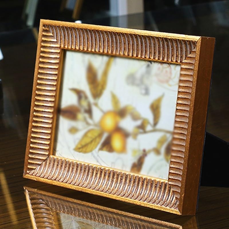 Solid Wood Photo Frame 7 Inch Wall Mount