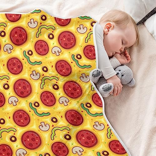 KICPOAY Swaddle Blanket 30x40 Inch Soft Cotton Breathable Baby Muslin Blanket for Newborns