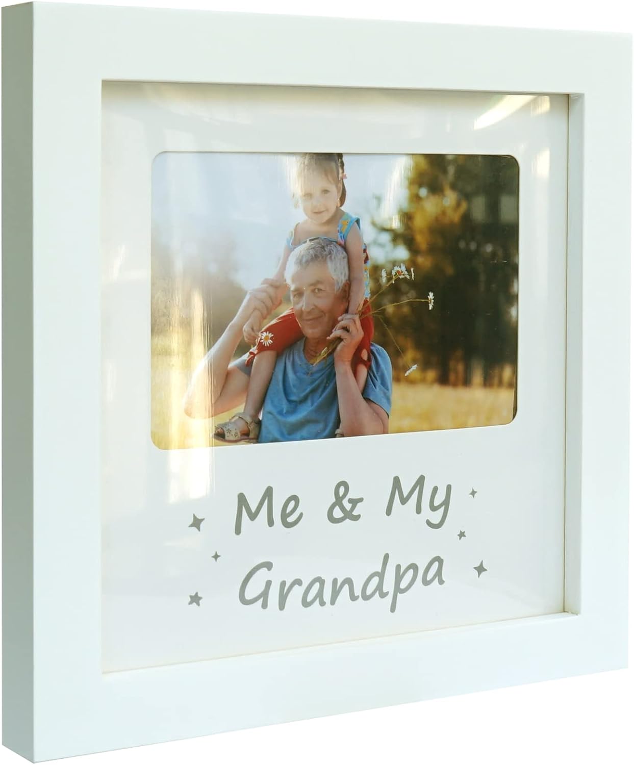 Me and My Grandpa Wooden Photo Frame 826 x 826 Inches Baby Keepsake