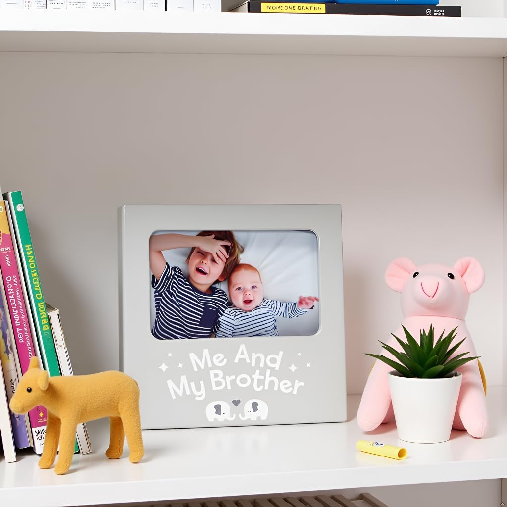 Kate Milo Me and My Brother Elephant Frame Gray