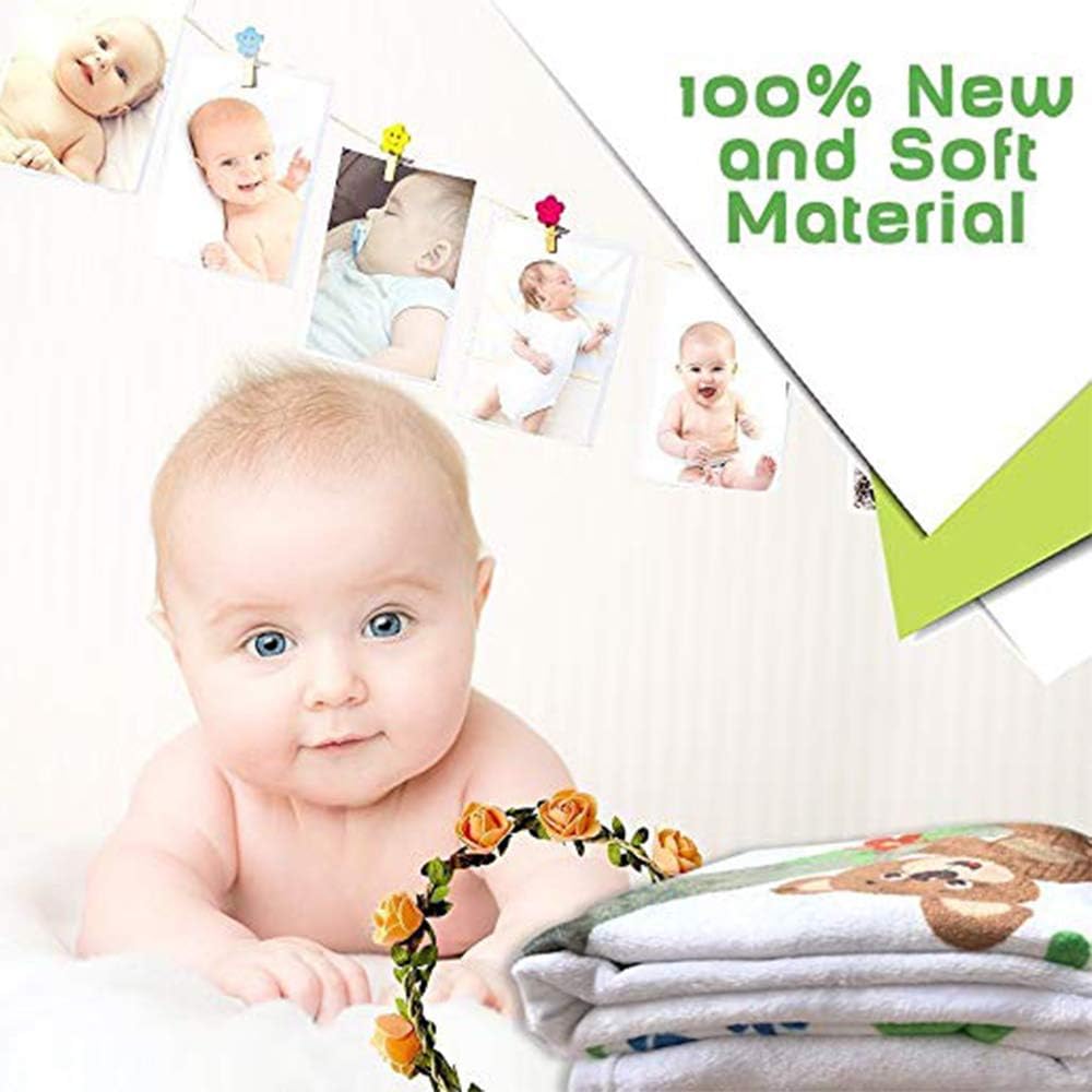 F-FUN SOUL Honeycomb Baby Milestone Blanket 48x40in 1