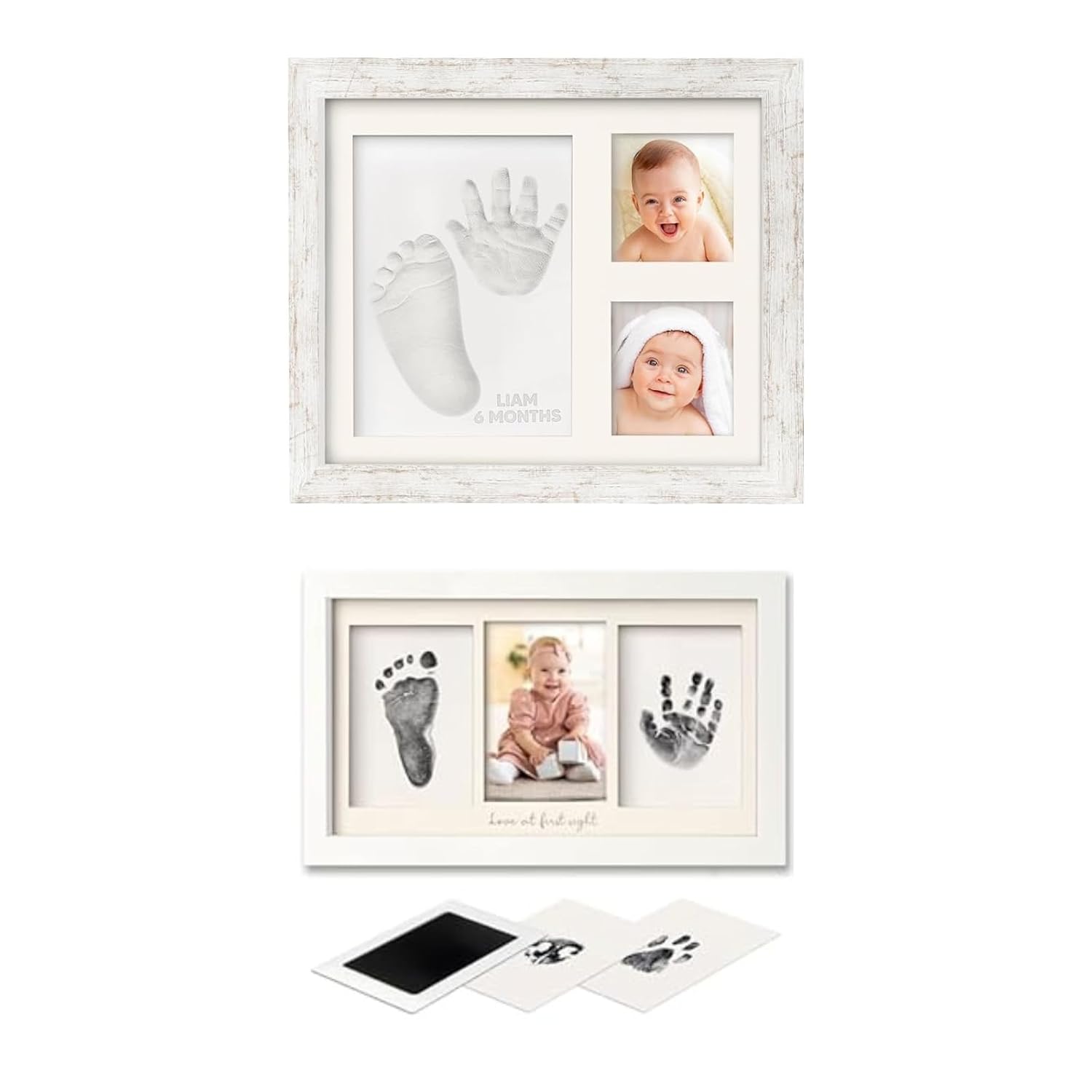 KeaBabies Baby Footprint Kit and Frame