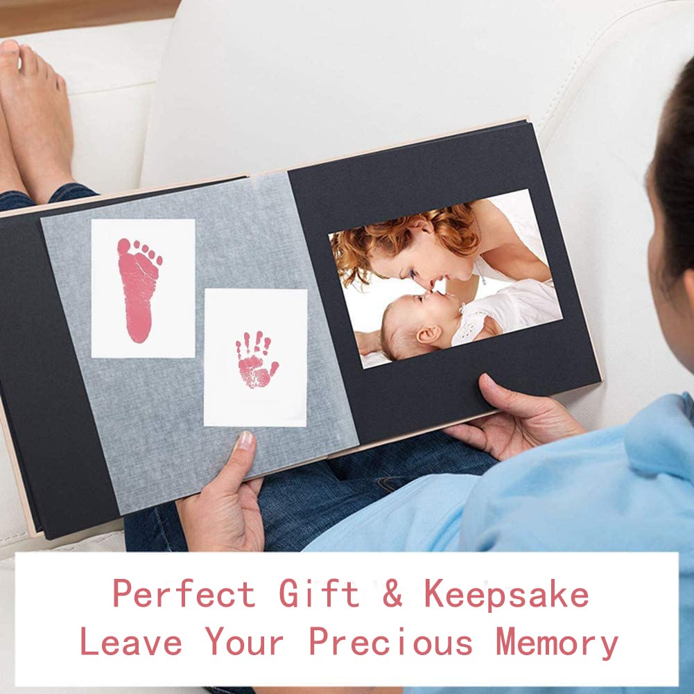 LelonHo 2 Pack Inkless Hand Footprint Kit with 4 Cards 1