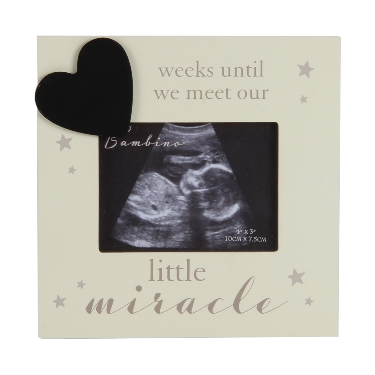 Little Miracle Scan Sonogram Countdown Frame