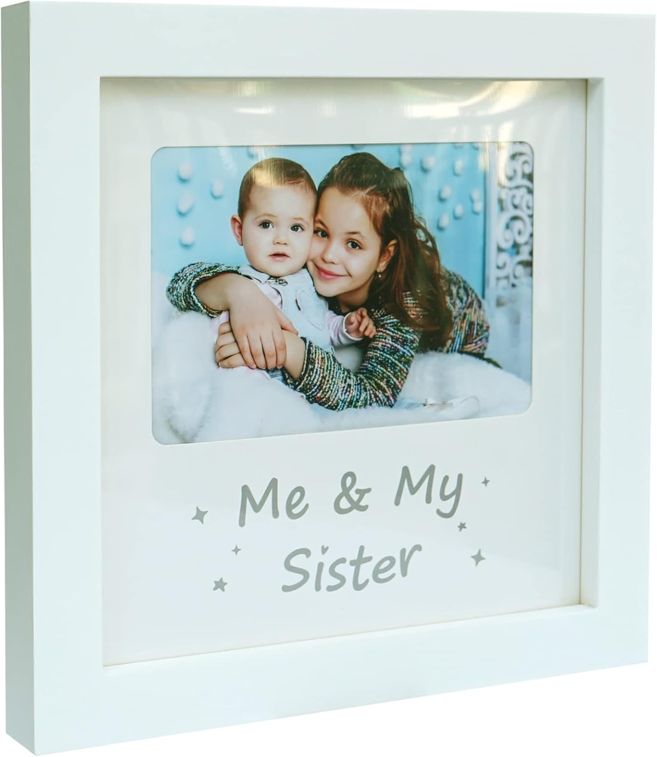 Sibling Keepsake Frame Set of 2 Baby Nursery Decor