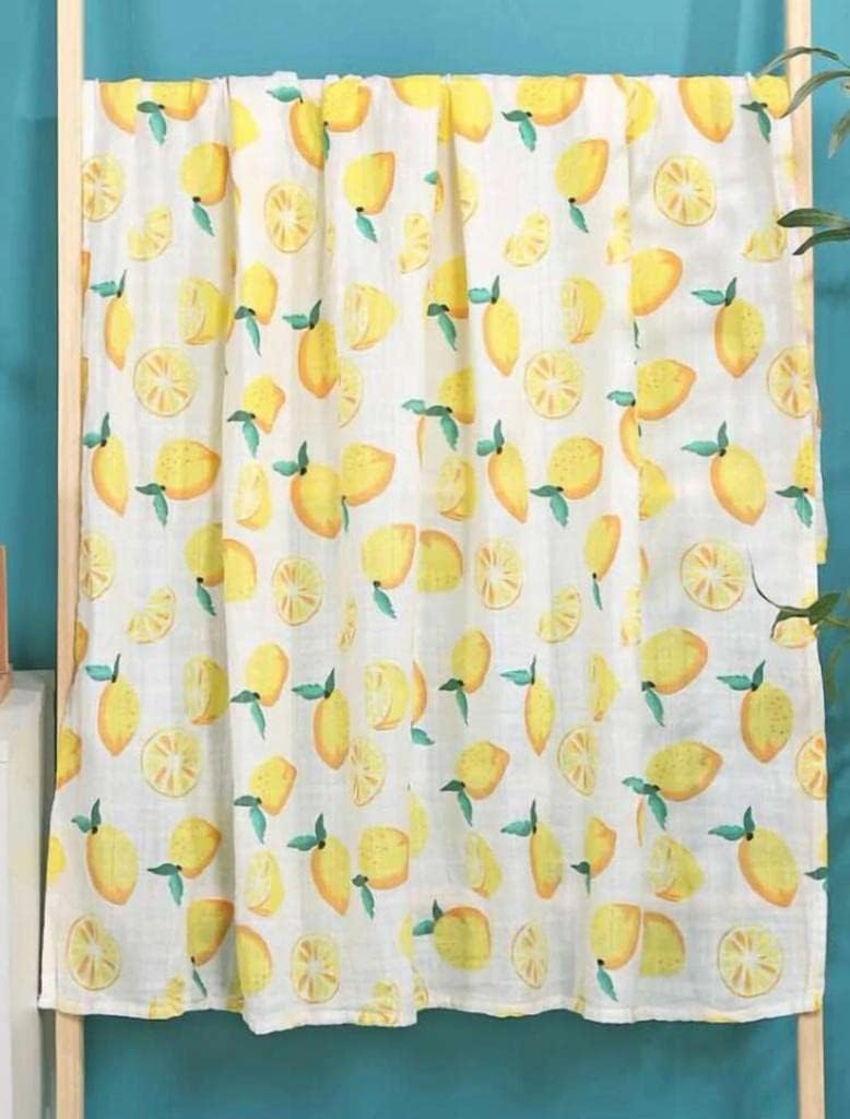 TATA AMG Organic Muslin Cotton Swaddle Blanket 47x47 Inches for Newborns
