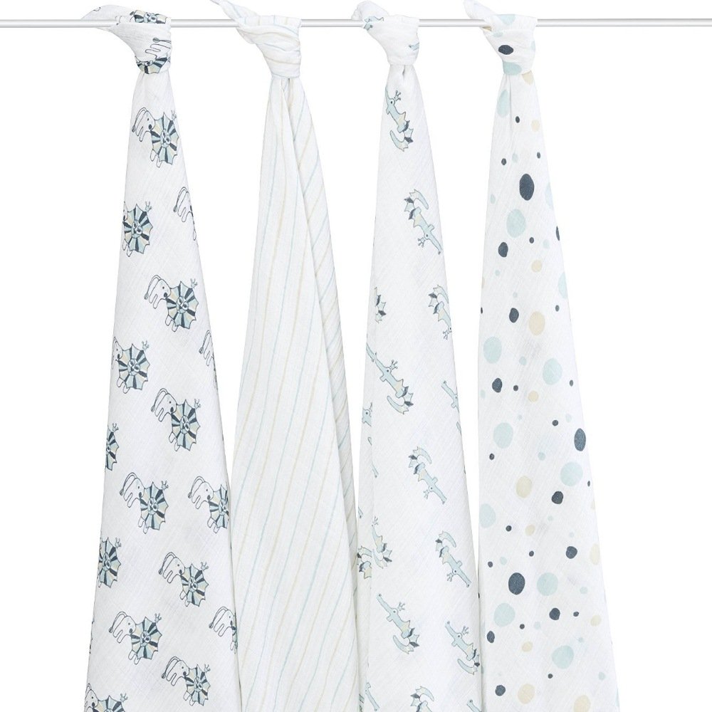 Aden and Anais Royal Swaddle Blanket - Soft Cotton