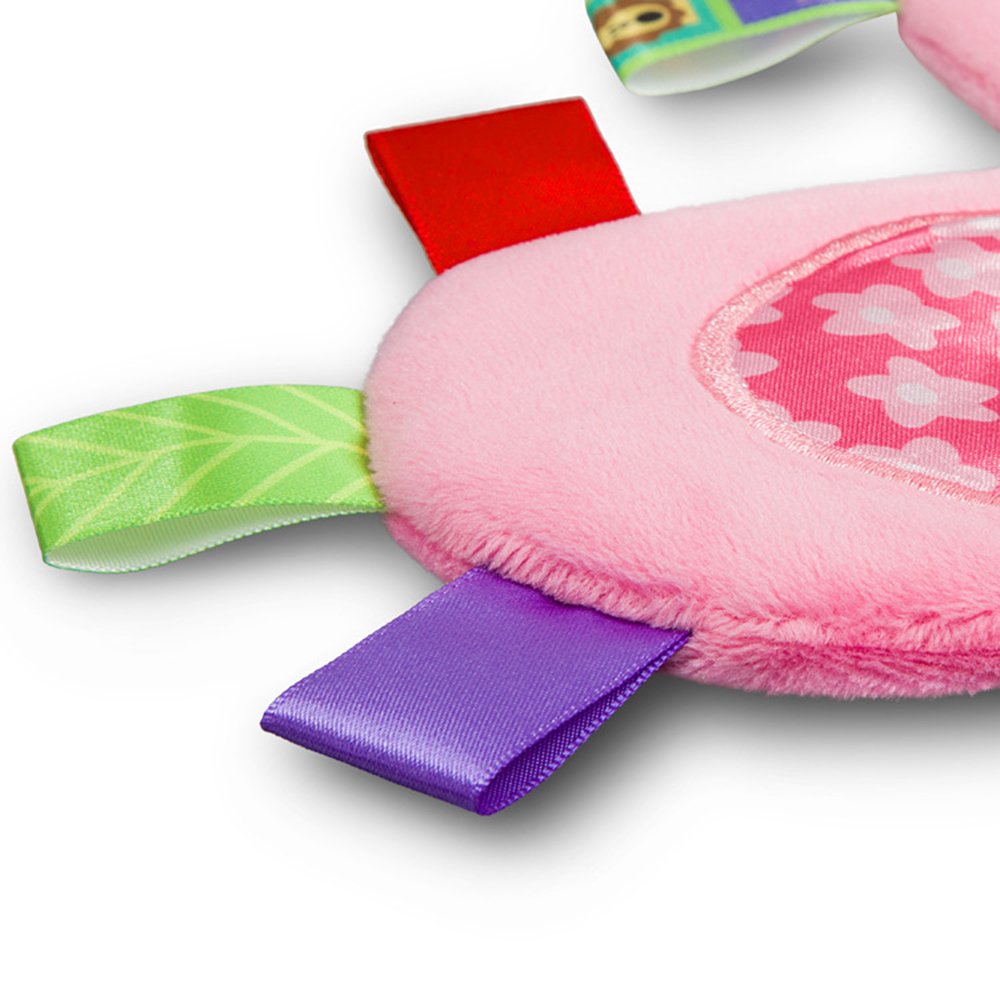 Inchant Baby Girls Flower Shape Security Blanket - Pink 1
