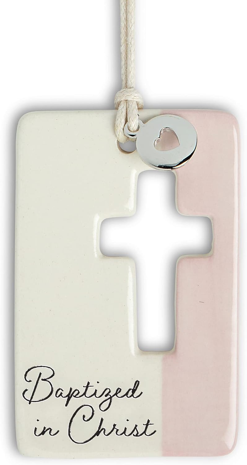 DEMDACO Baptism Heart Keepsake Token 1
