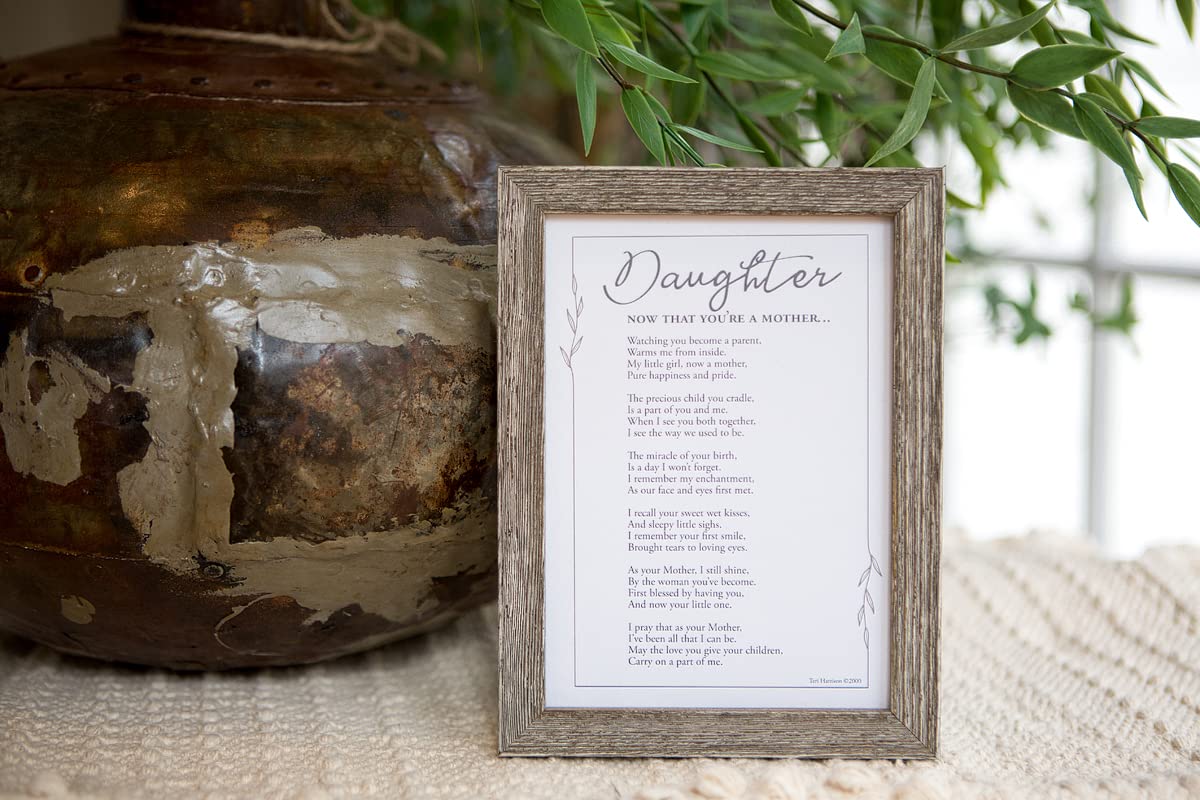 Now That Youre a Mother Frame - Gift for Daughter from Mom
