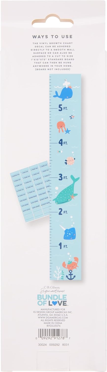 CR Gibson Adventure Growth Chart with Stickers