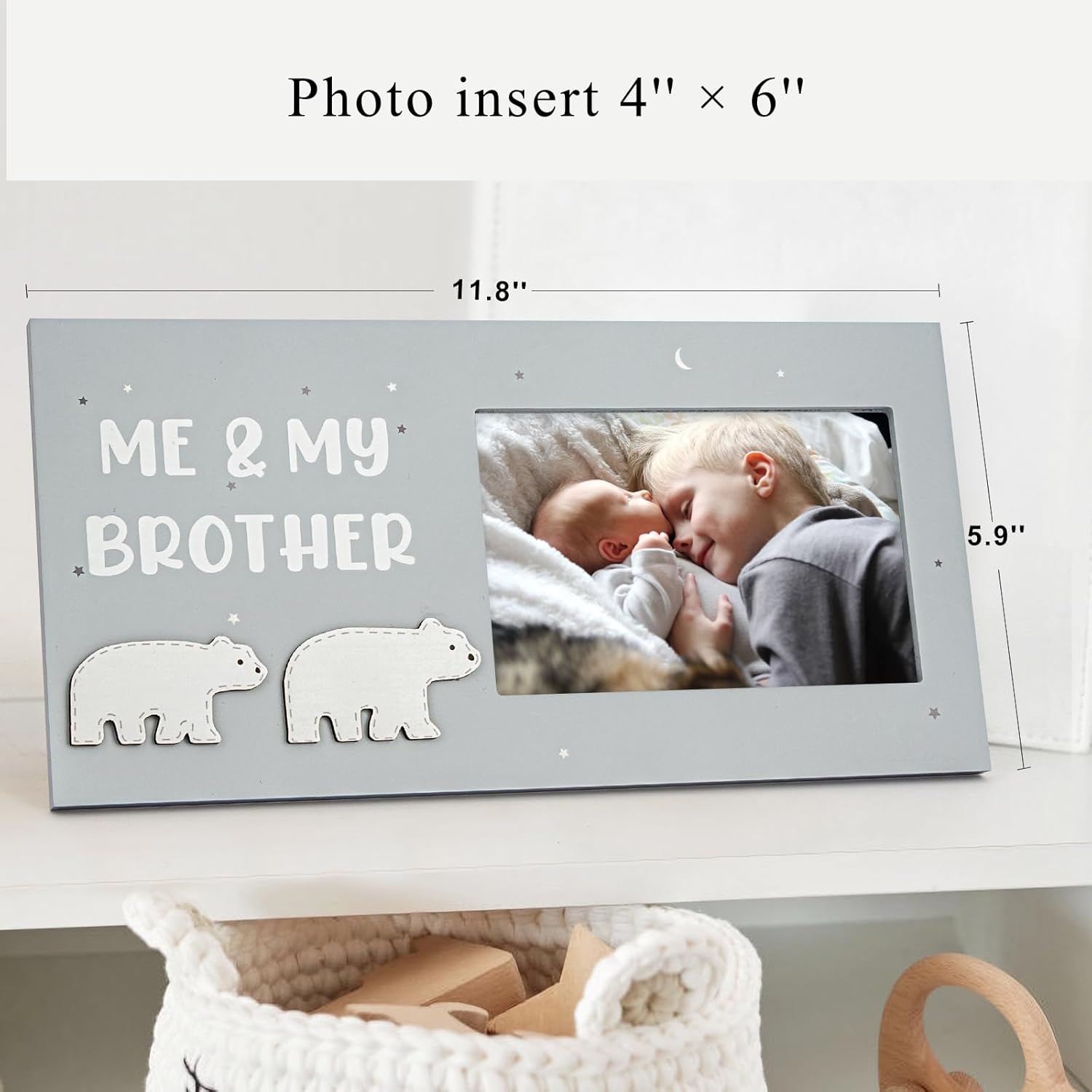 Me and My Brother Picture Frame - Sibling Keepsake