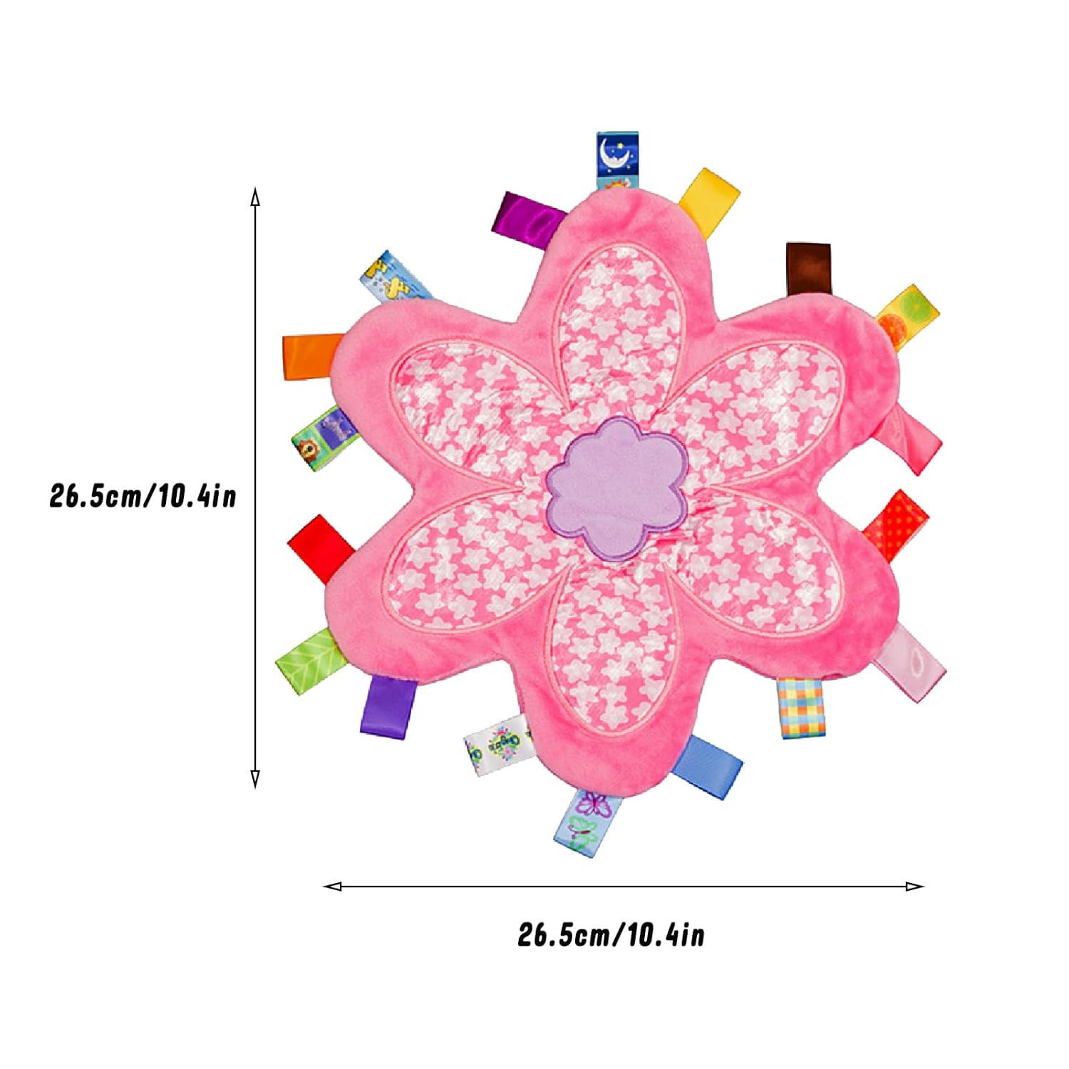 Inchant Baby Girls Flower Shape Security Blanket - Pink 1