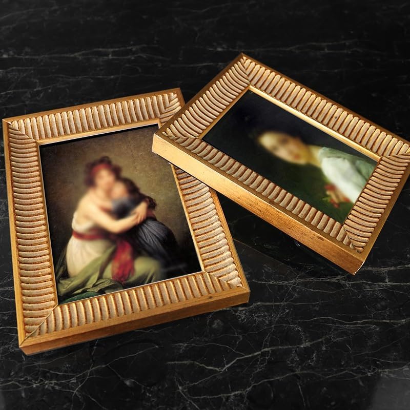 Solid Wood Photo Frame 7 Inch Wall Mount