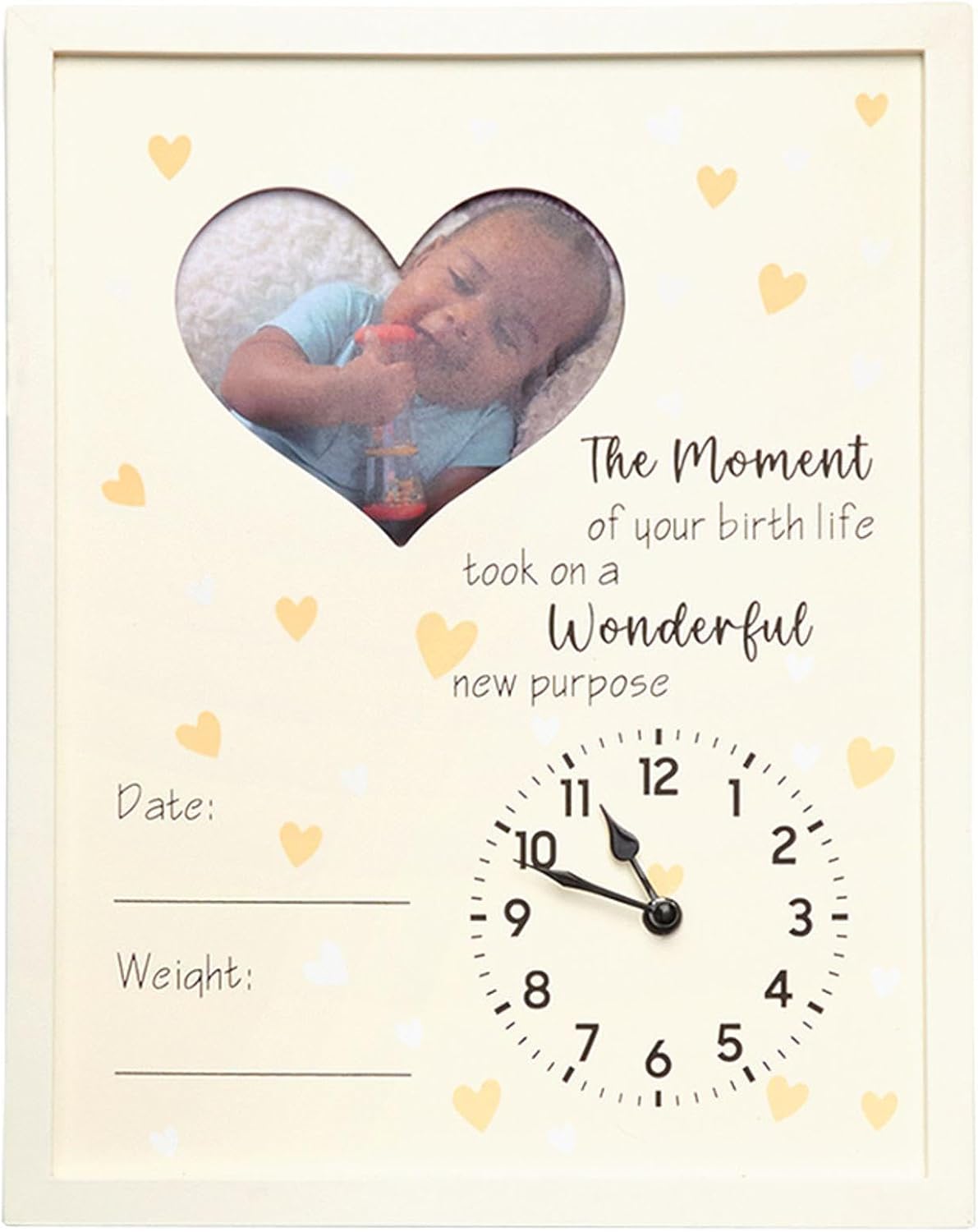 The Lakeside Collection Baby is Born Frame - Custom Newborn Keepsake
