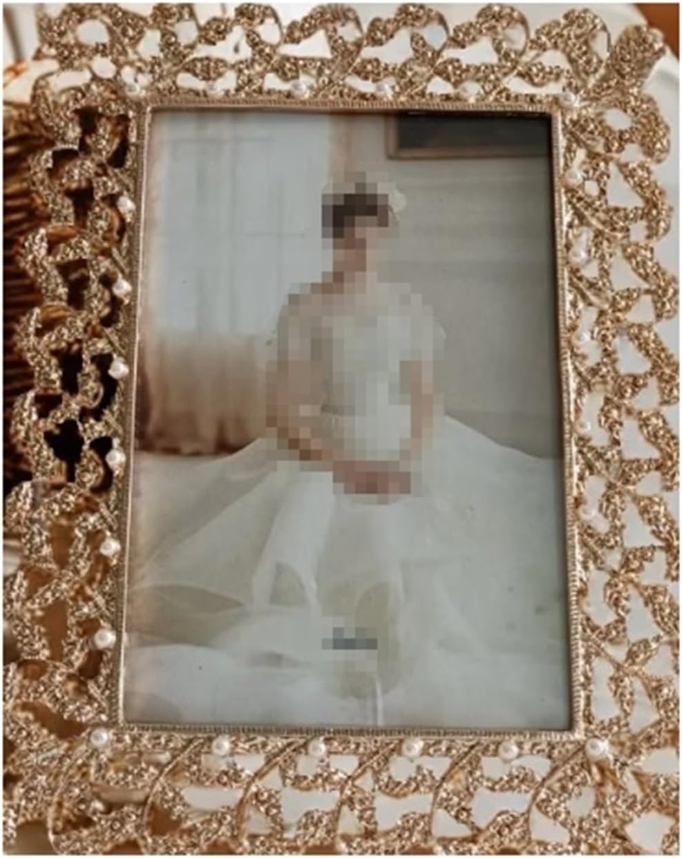 STBTOO Dual-Purpose Metal Photo Frame Table 1