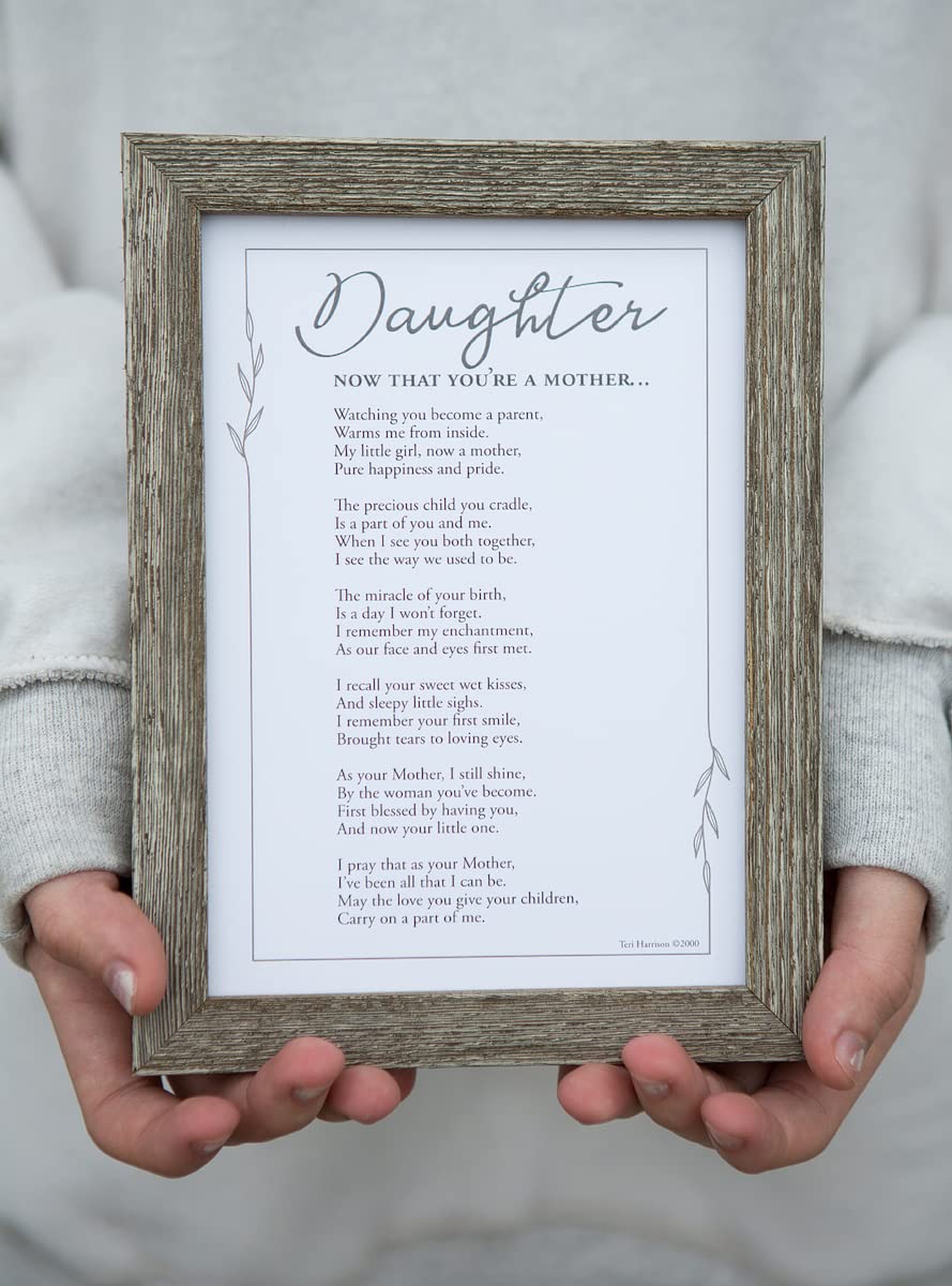 Now That Youre a Mother Frame - Gift for Daughter from Mom