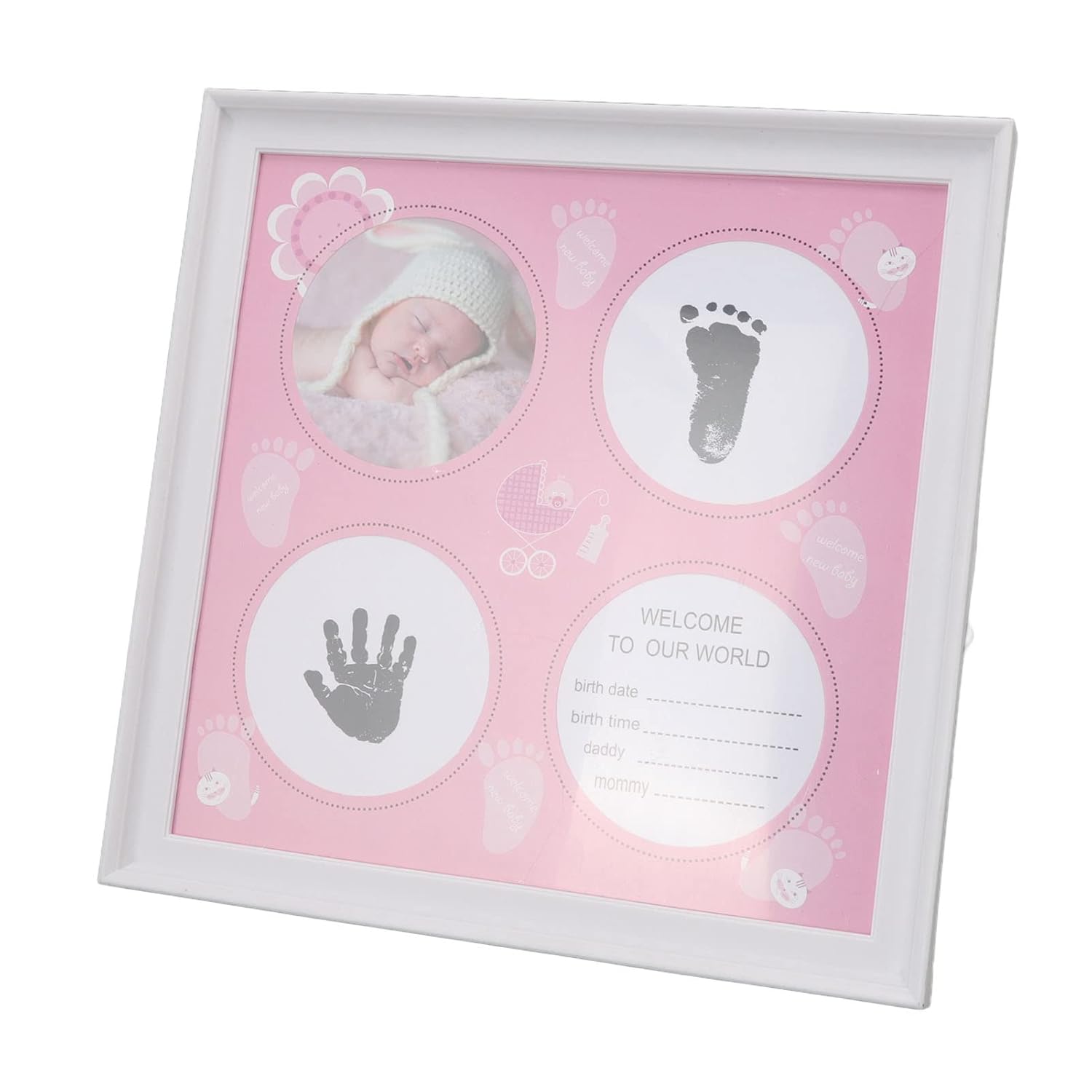 Gsycle Baby Handprint Footprint Kit - Pink