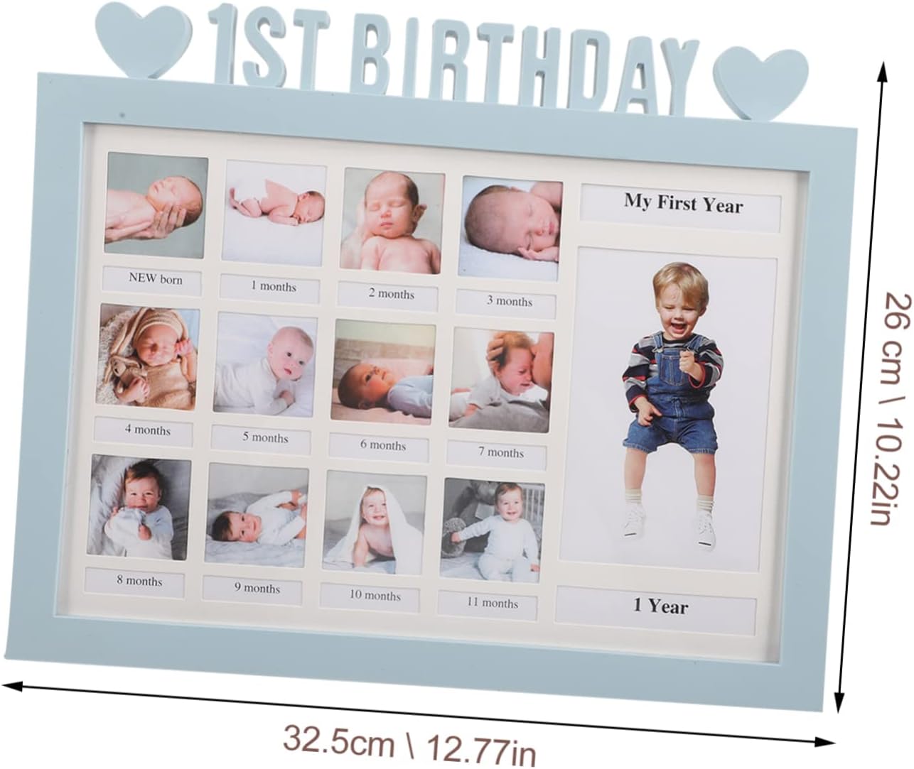 Kisangel 12 Month Baby Growth Frame