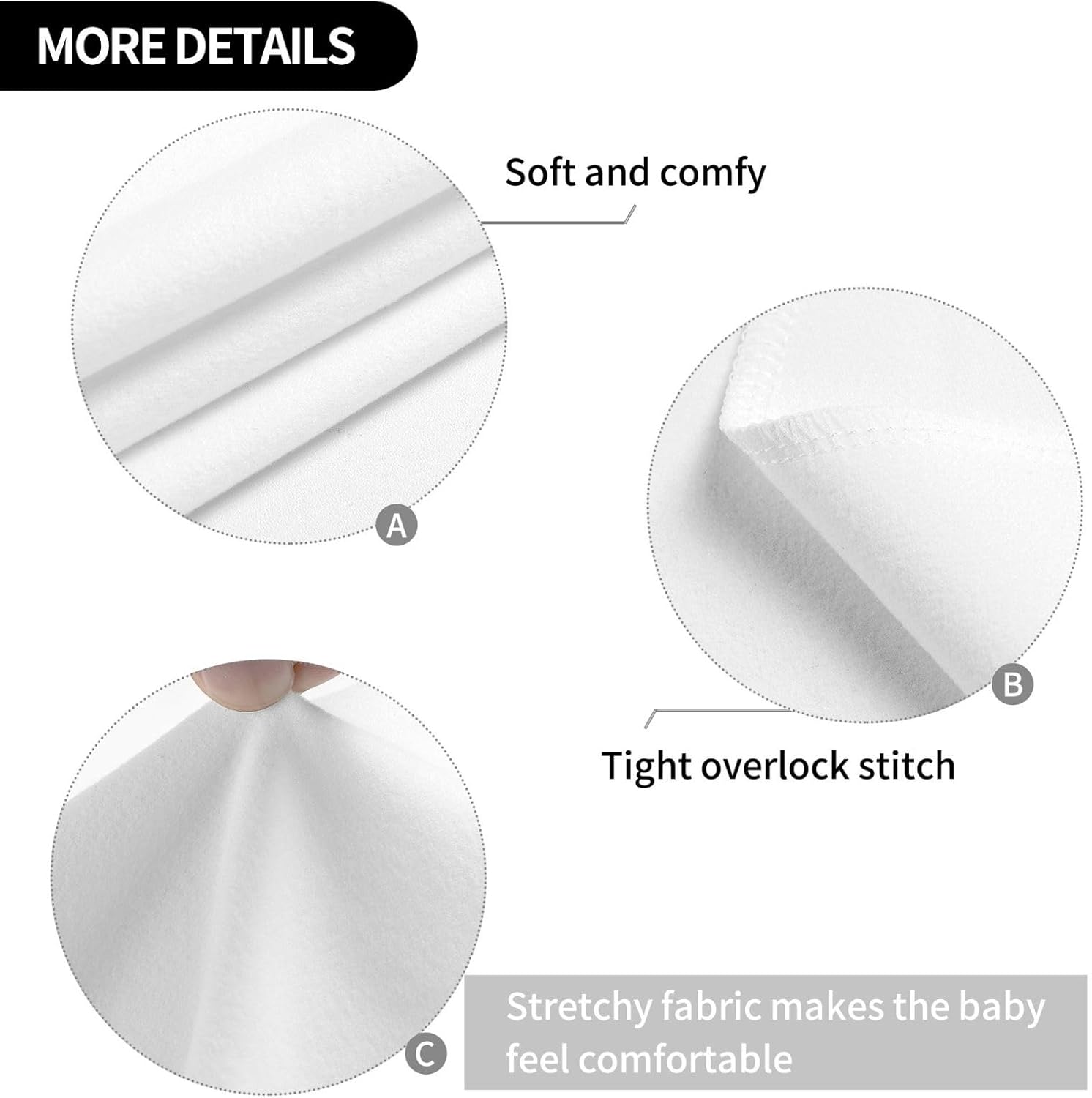 Personalized Swaddle Blanket with Hat Headband Set for Newborns 1