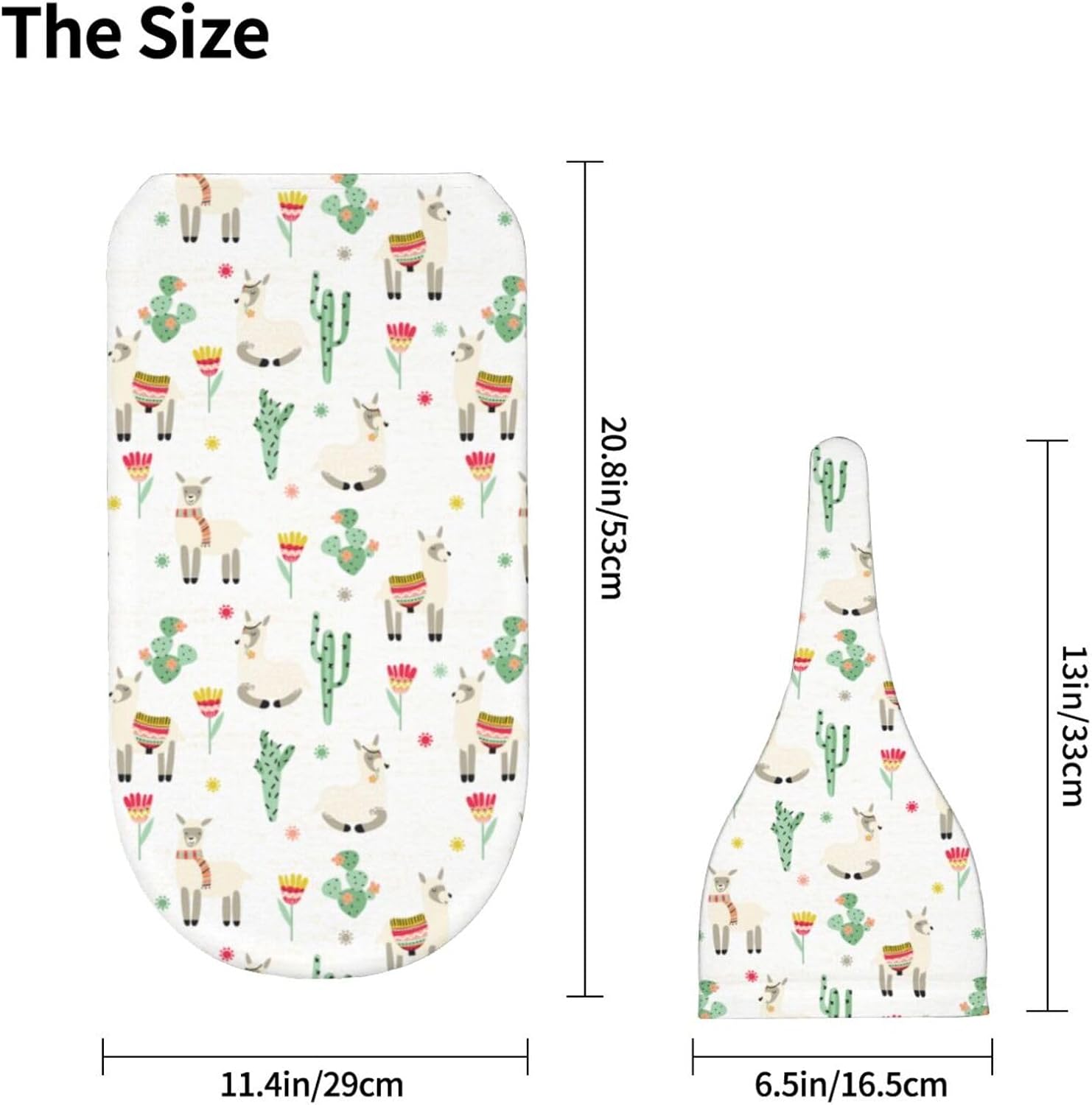 Muishi Sheep with Cactus Swaddle Blanket Hat Set