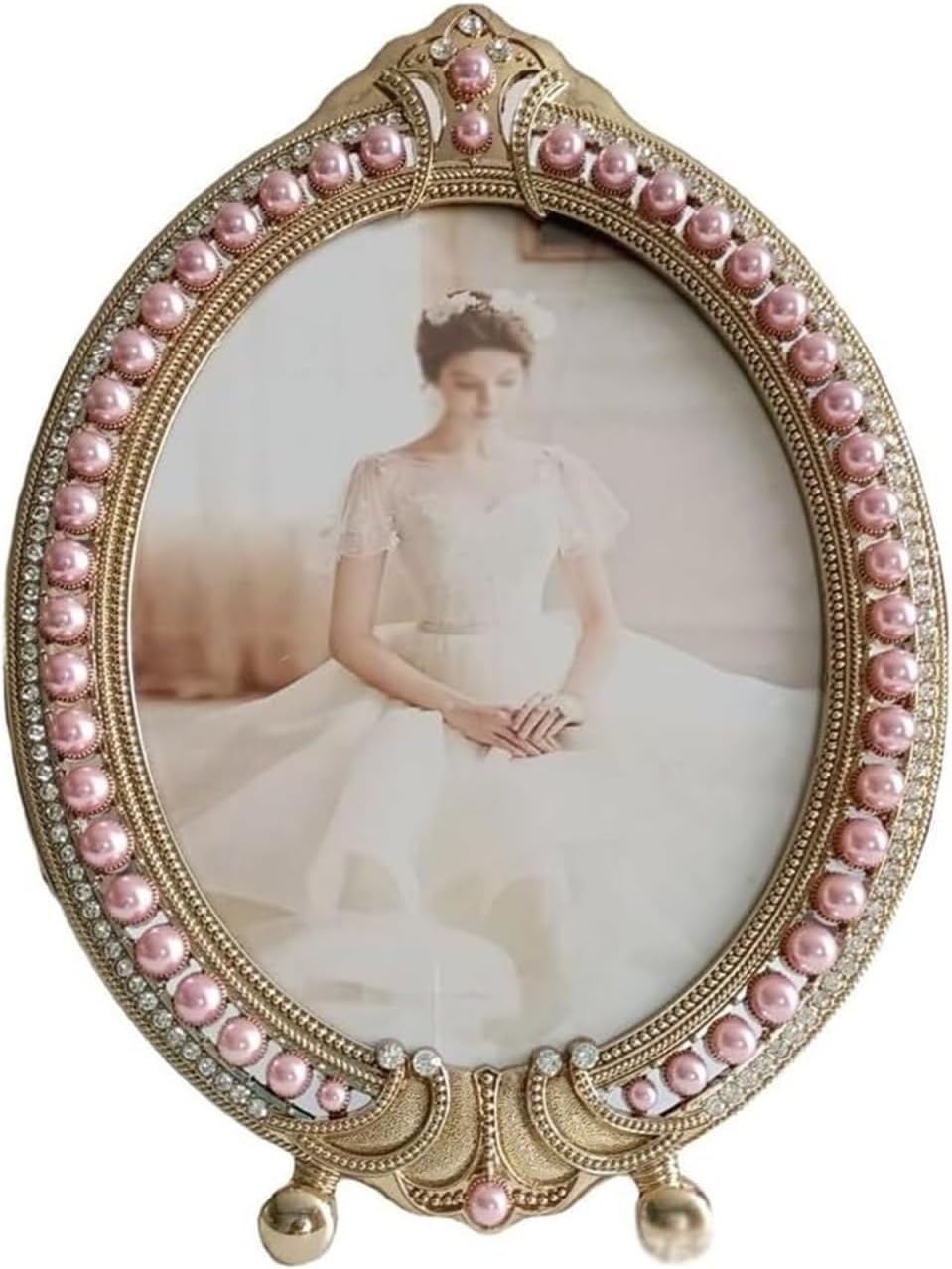 STBTOO Inlaid Pearl Metal Picture Frame 1