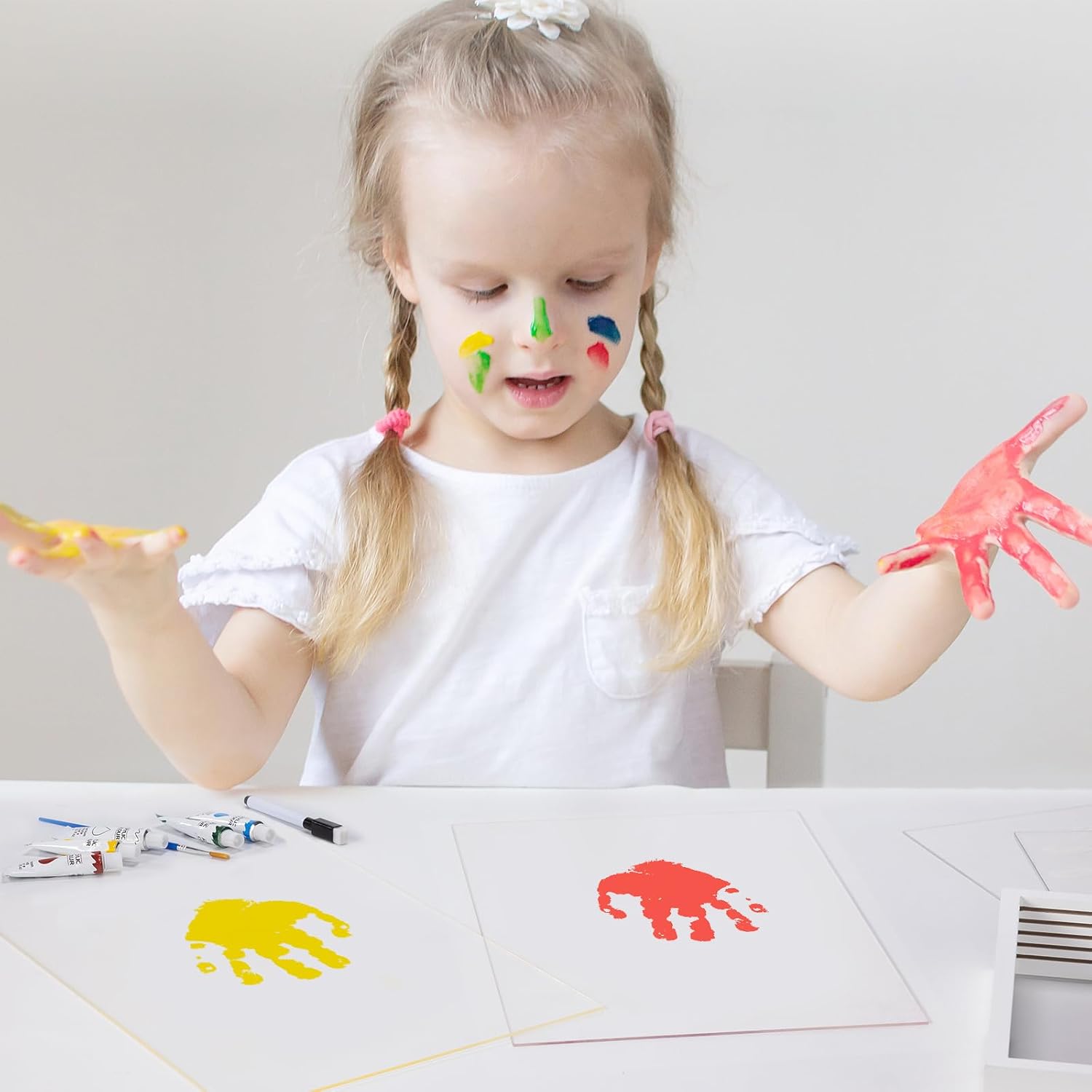 Clear Family Handprint Kit - Safe Fun DIY Keepsake