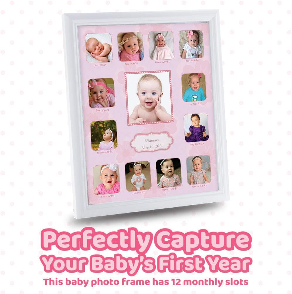 Collage Photo Frame for Baby First Year Keepsake