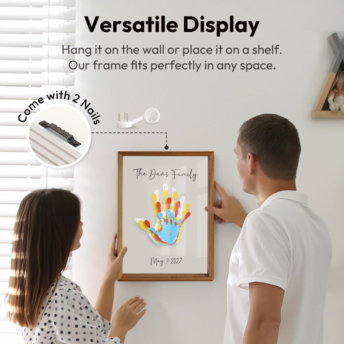 Kaciola Family Handprint Kit with 4 Paints