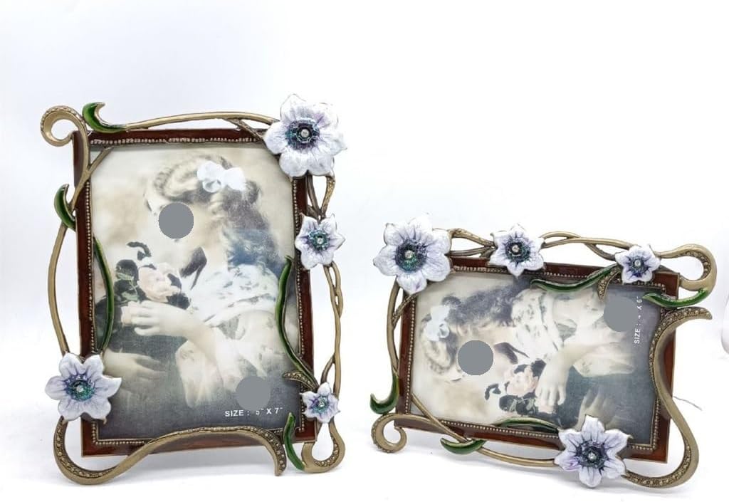 STBTOO 5x7 Inches Photo Frame And Metal Decoration