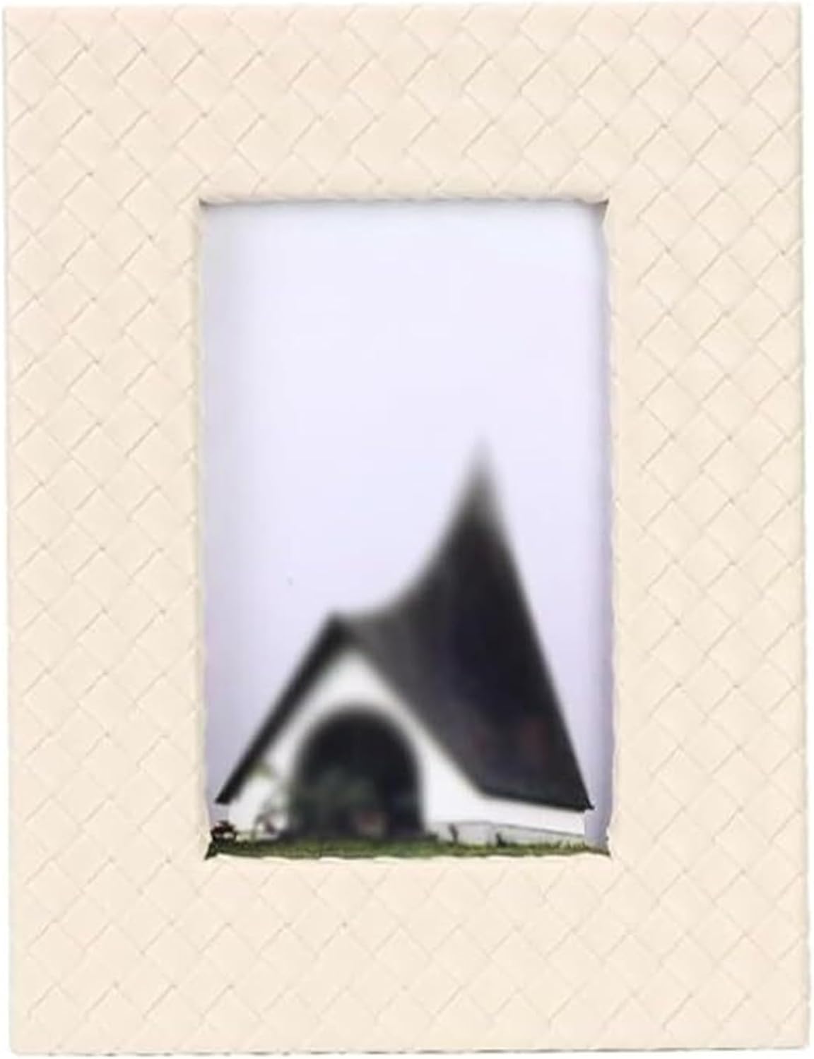 STBTOO Photo Frame Table Leather Keepsake Decor