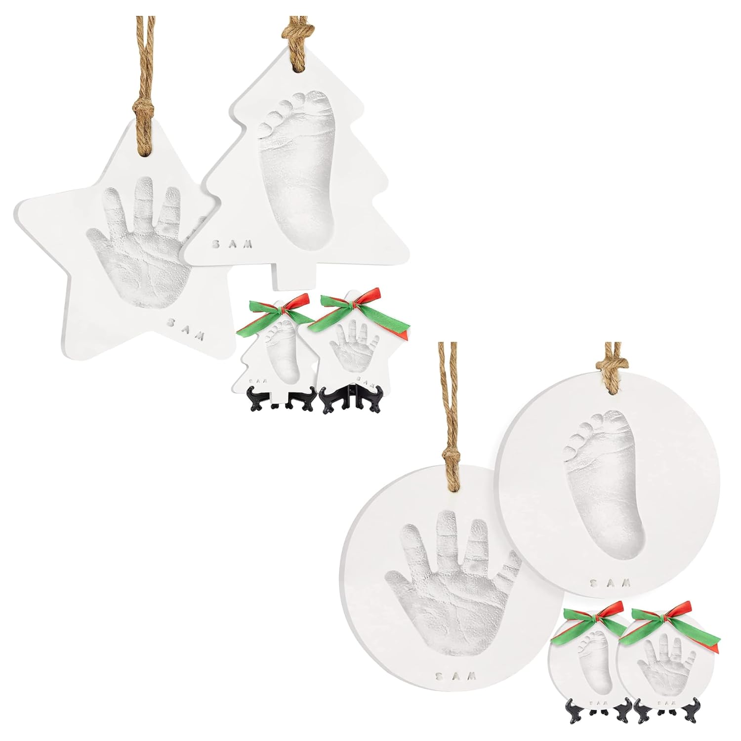 KeaBabies Baby Footprint Handprint Keepsake Kit 1