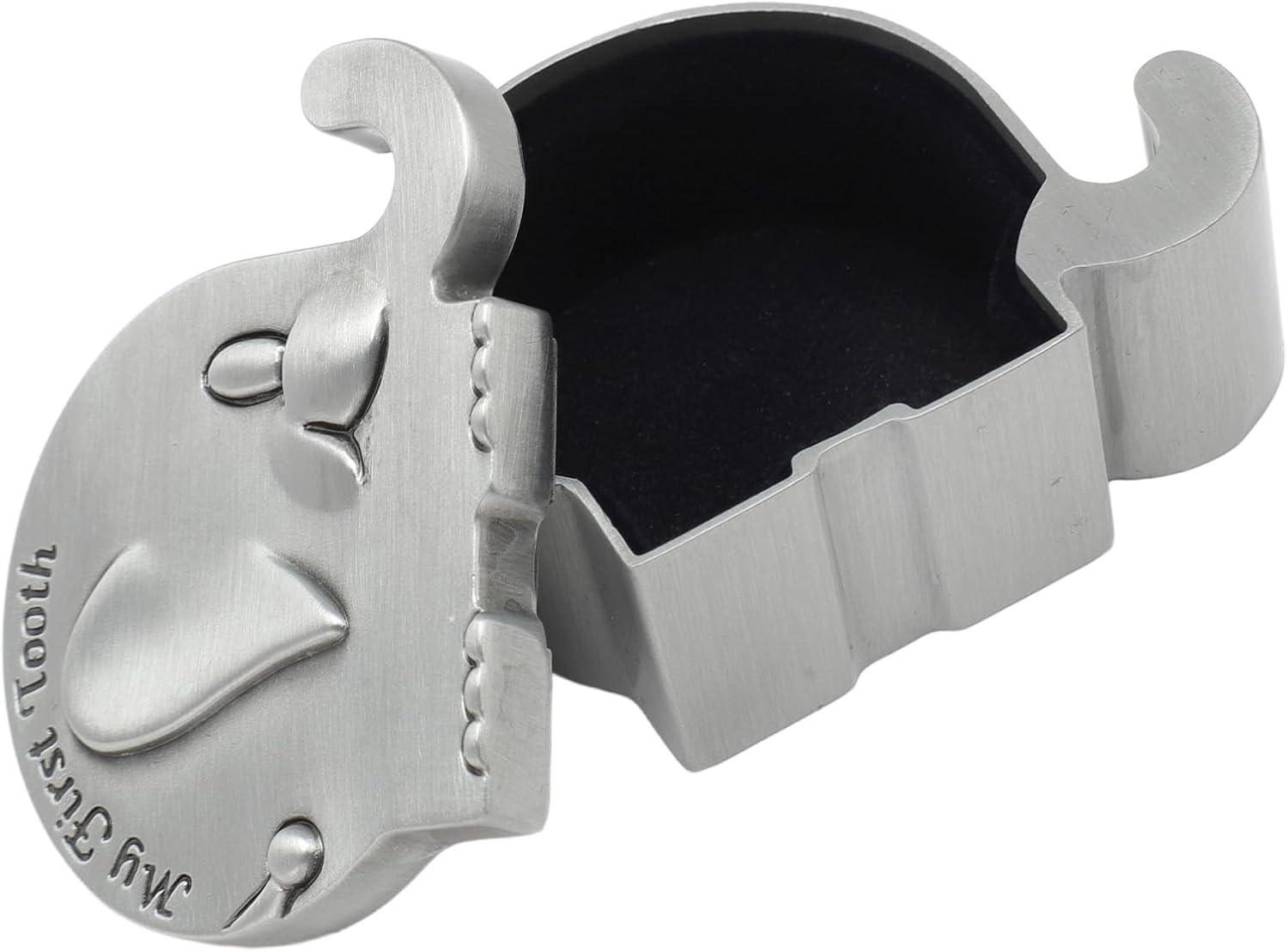 GLOGLOW 2 Pack Elephant Keepsake Boxes for First Tooth Curl Collection