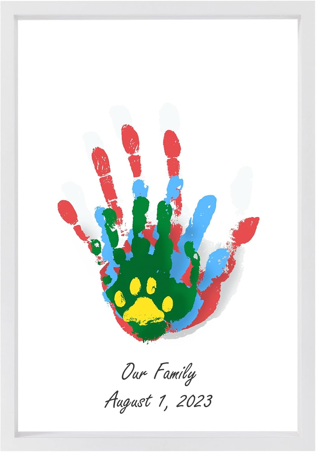 Clear Family Handprint Kit - Safe Fun DIY Keepsake