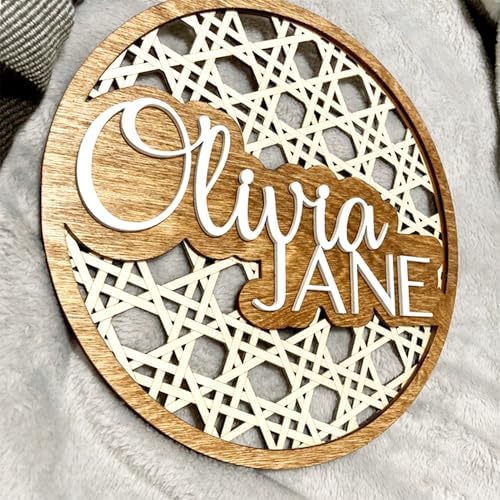 Chillever - Custom Wood Daisy Name Sign Wall Decor