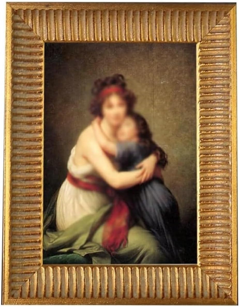 STBTOO 6 Inch Solid Wood Photo Frame Wall Hanging