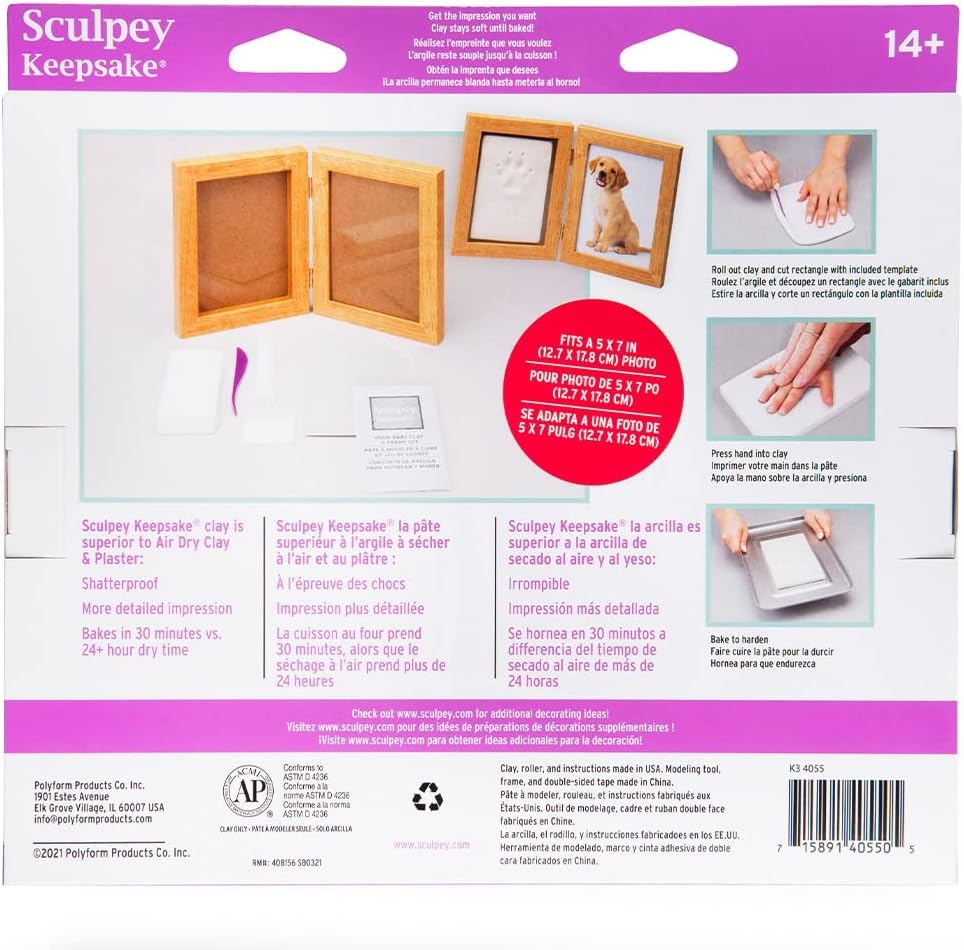 Sculpey Keepsake Clay Frame Set 1