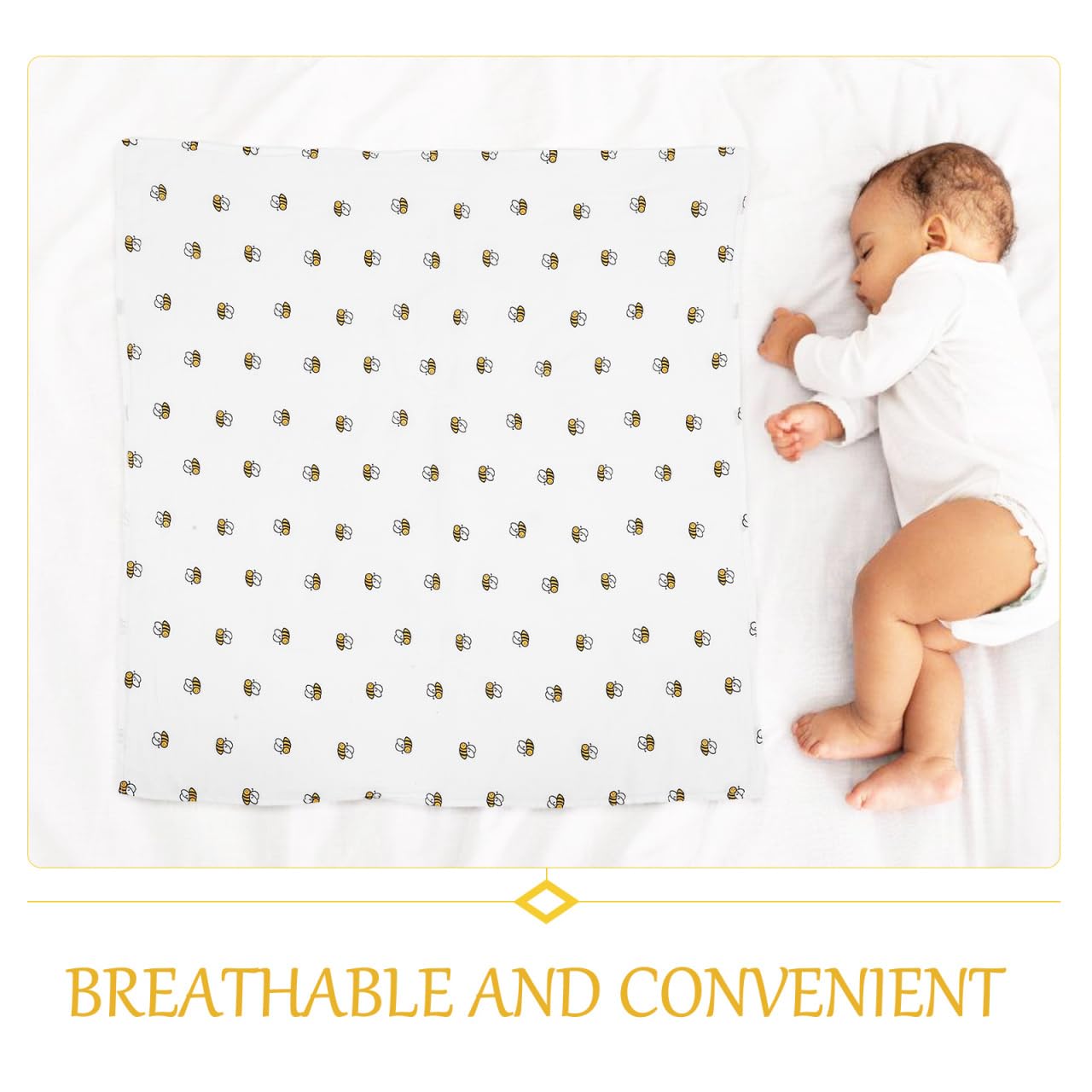 NUOLUX Muslin Swaddle Blanket Newborn Baby Gauze Cotton Wrapping