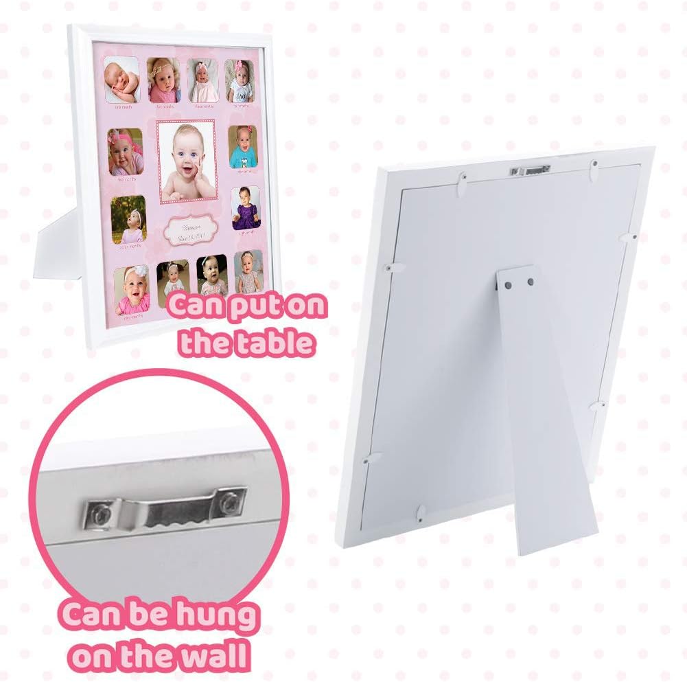 Collage Photo Frame for Baby First Year Keepsake