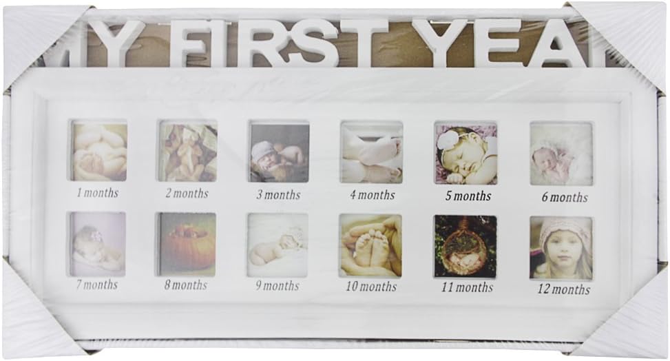 Clobeau Baby First Year Photo Frame Keepsake 1