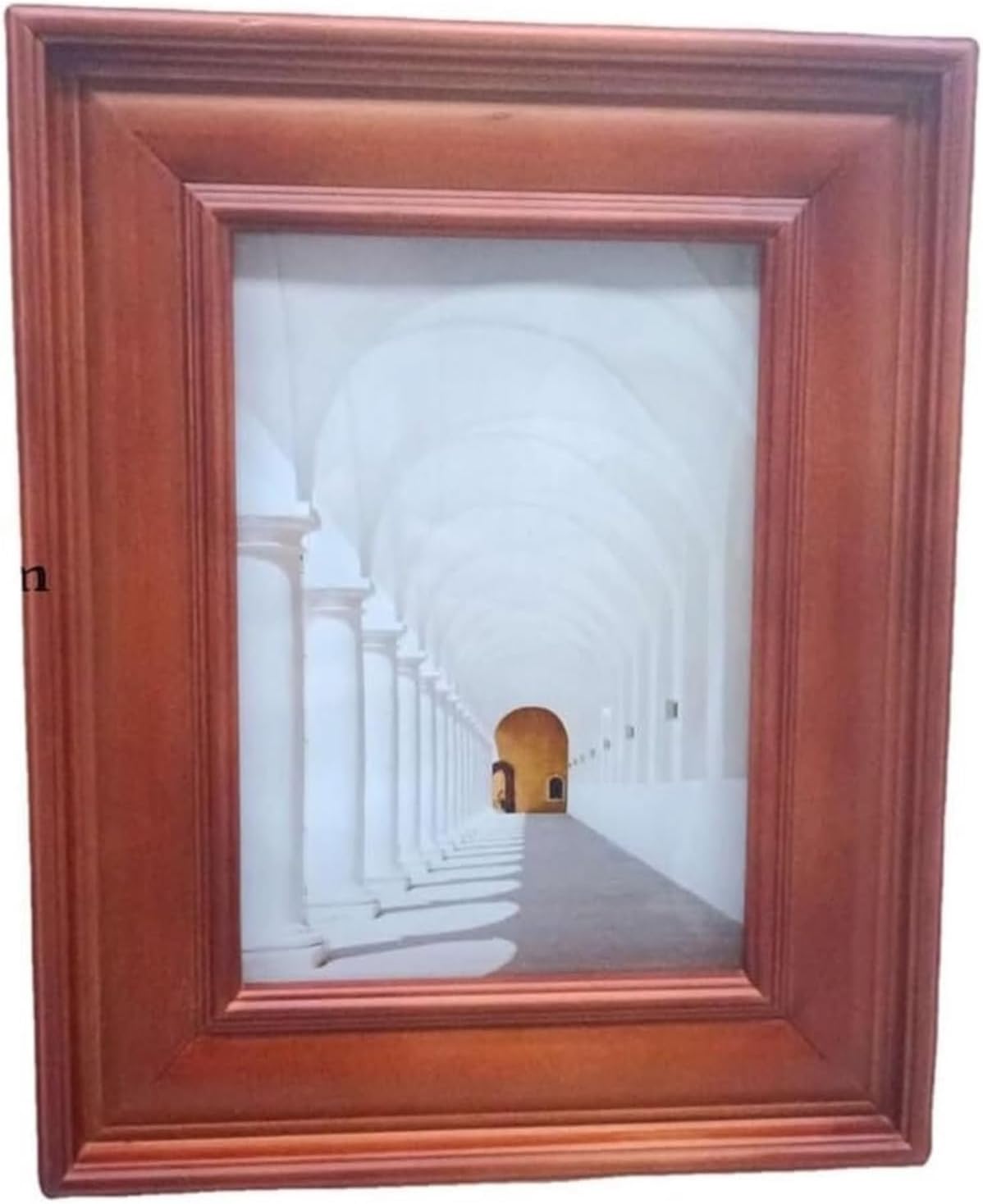 STBTOO Walnut Solid Wood Seamless Frame 4x4 Inches